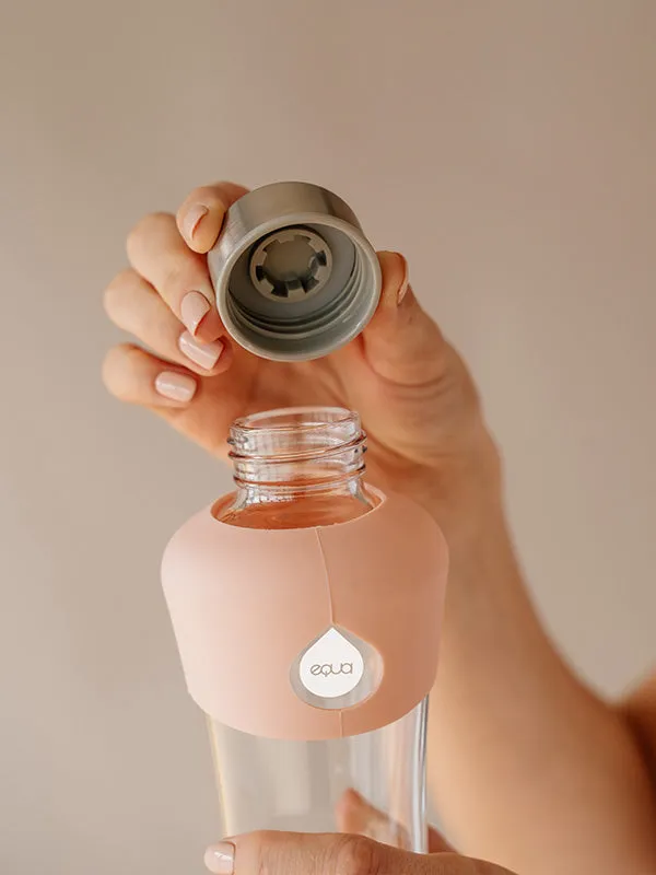 Active Peach Glass Bottle