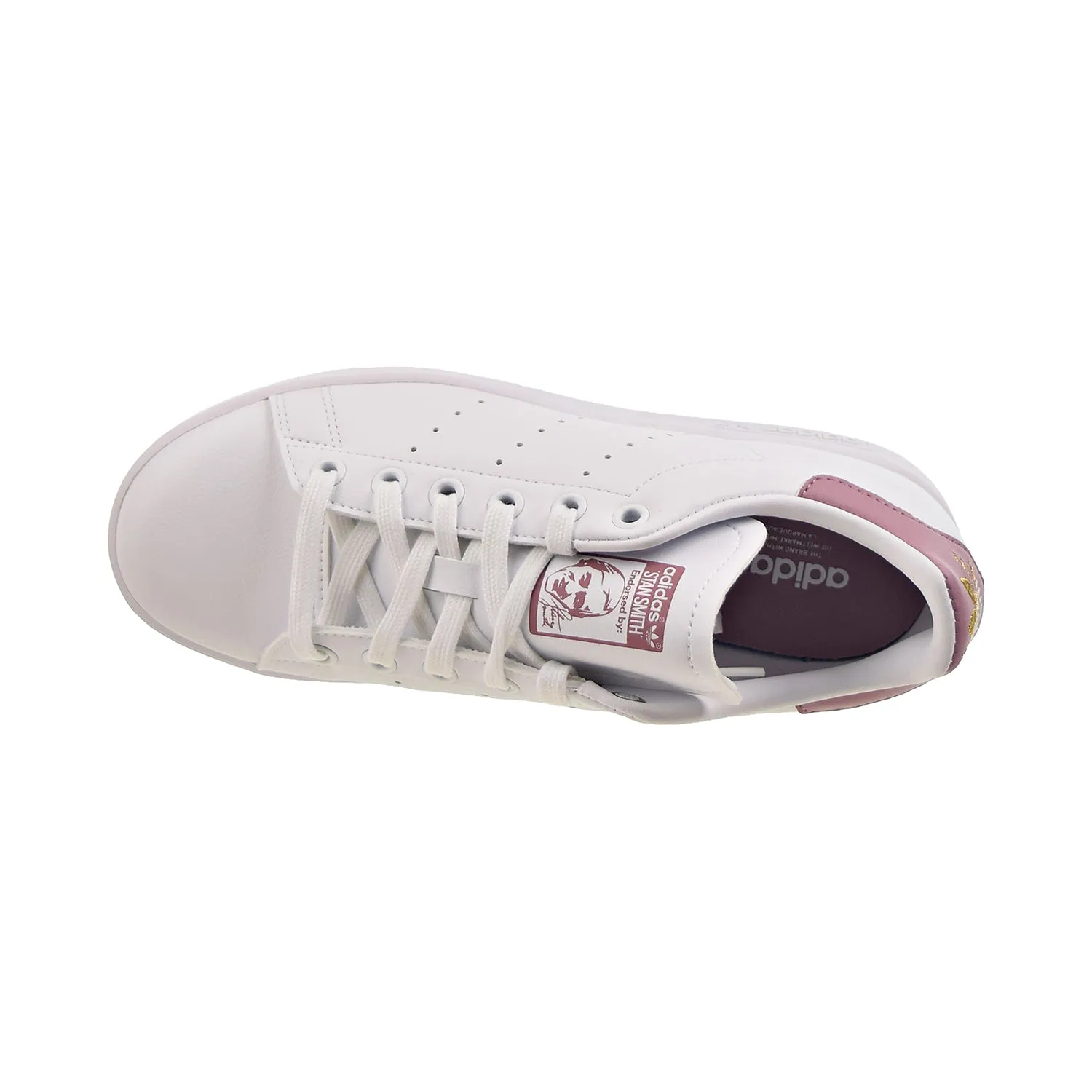 Adidas Stan Smith Women's Shoes Cloud White-Magic Mauve-Gold Metallic