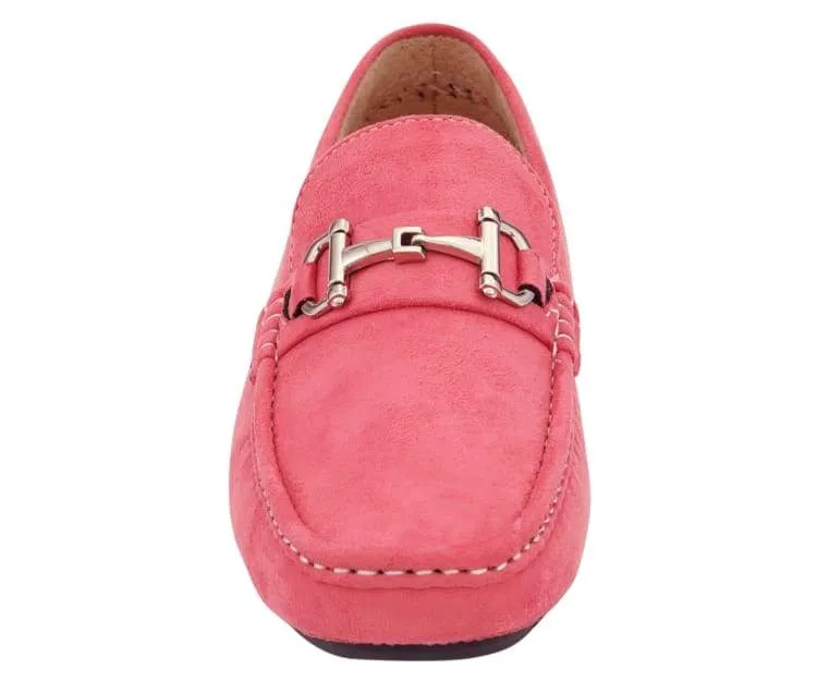 Amali Walken 2 Men's Salmon Suede Driving Loafers