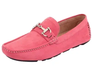 Amali Walken 2 Men's Salmon Suede Driving Loafers