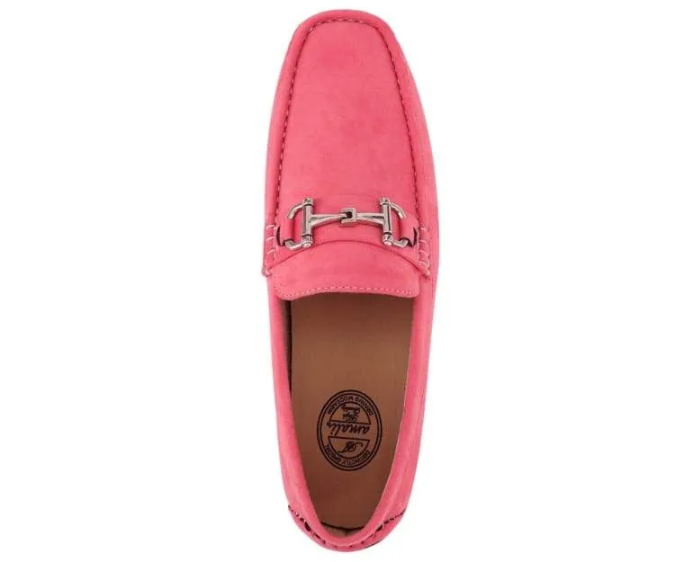 Amali Walken 2 Men's Salmon Suede Driving Loafers