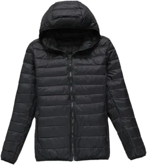 Aéropostale Women Duck Down Hooded Puffer Jacket, XL */