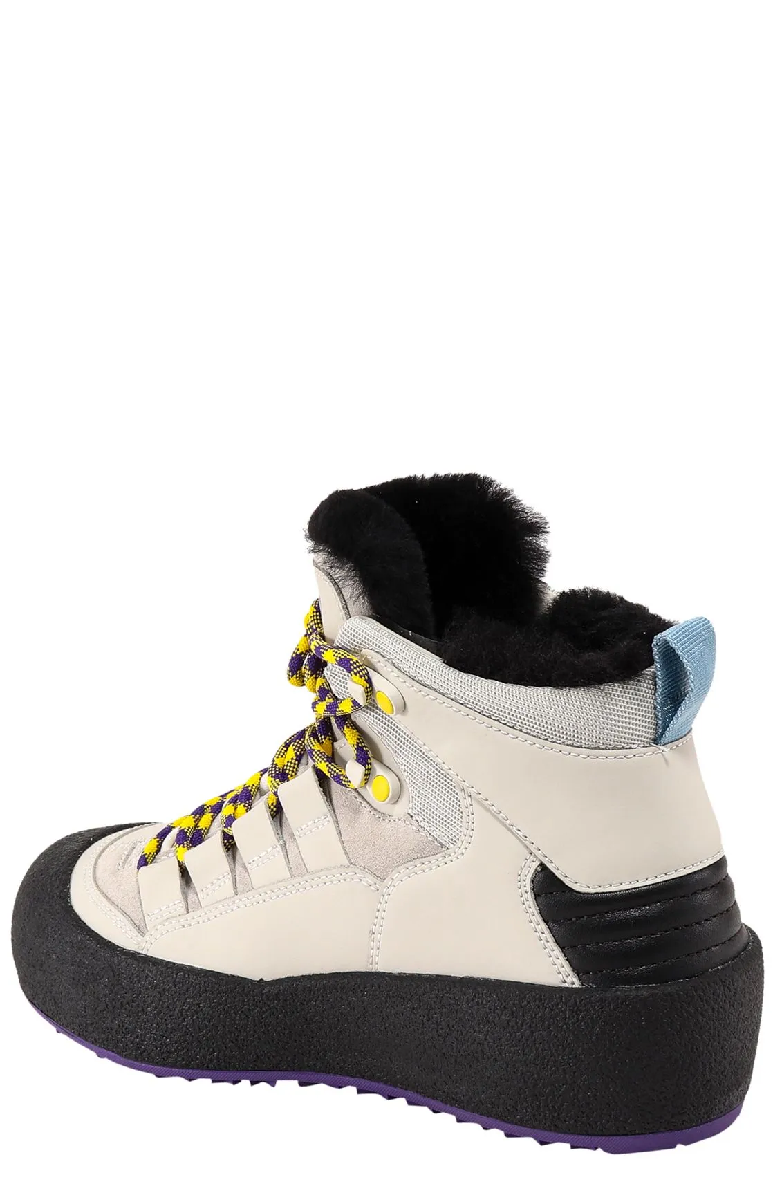 Bally Fur-Trim Hiking Boots
