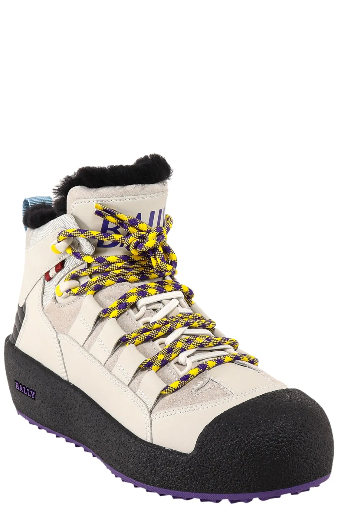 Bally Fur-Trim Hiking Boots