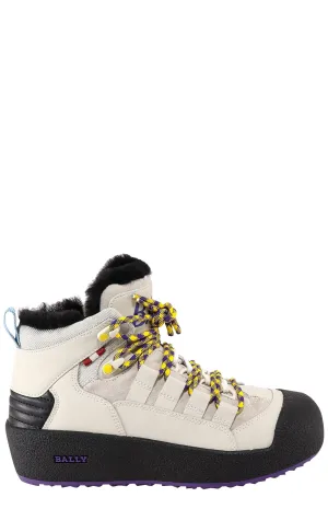Bally Fur-Trim Hiking Boots