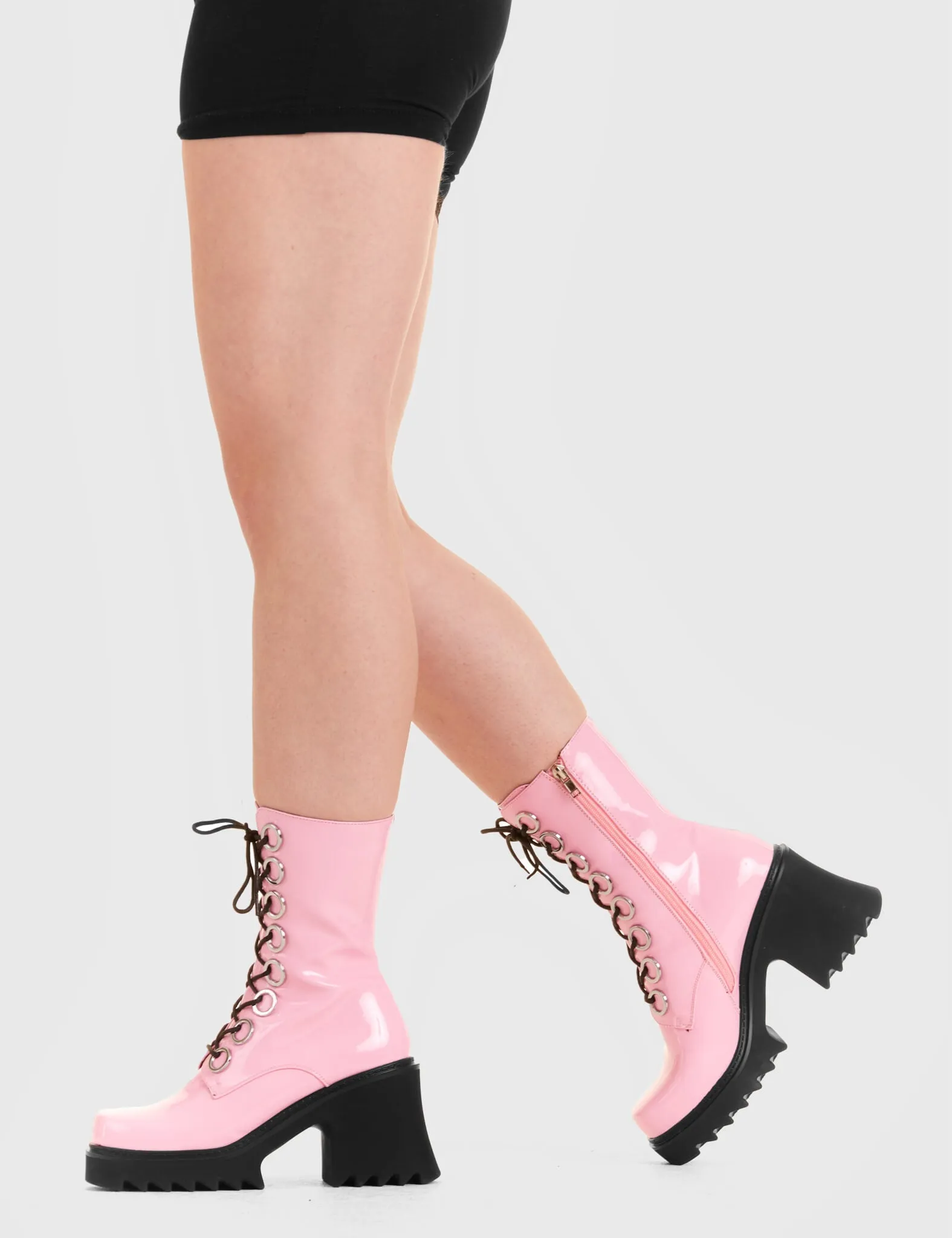 Bulletproof Chunky Platform Ankle Boots