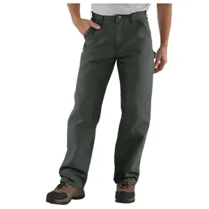 Carhartt® B11-MOS 38X30 Men's Utility Work Pants, 38 Waist, 30 Length, Loose Fit, Moss, Cotton