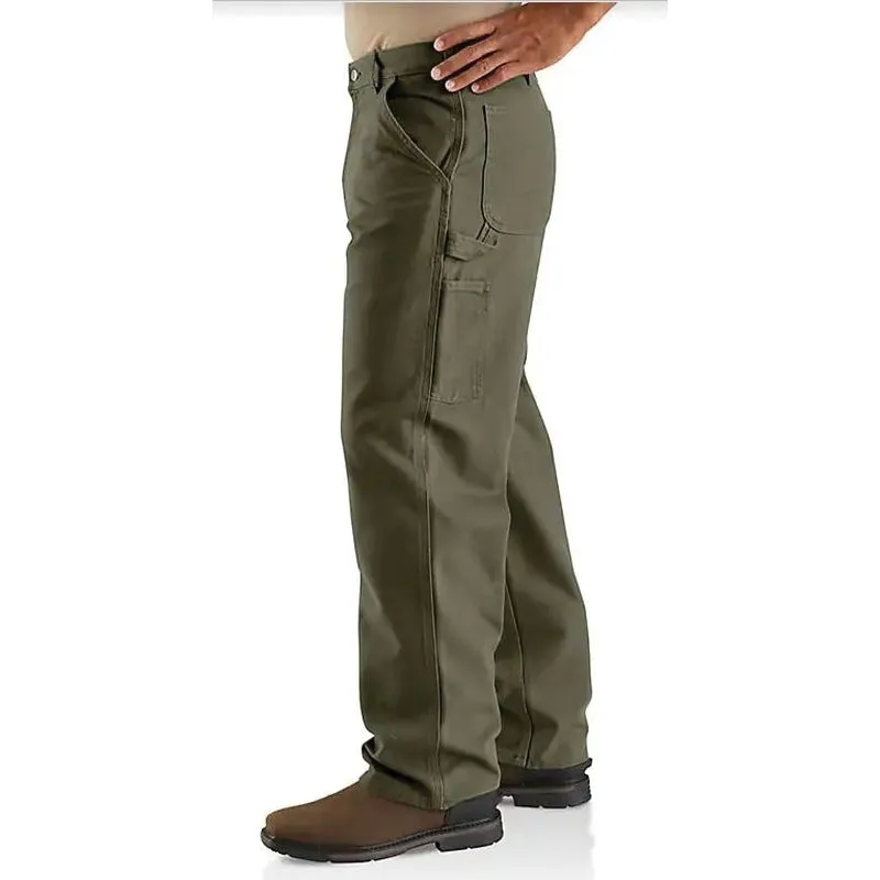 Carhartt® B11-MOS 38X32 Men's Utility Work Pants, 38 Waist, 32 Length, Loose Fit, Moss, Cotton