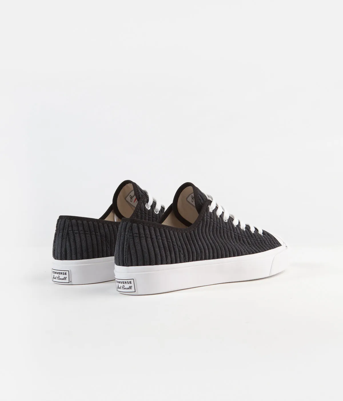 Converse JP Ox Wide Wale Cord Shoes - Black / White / Black