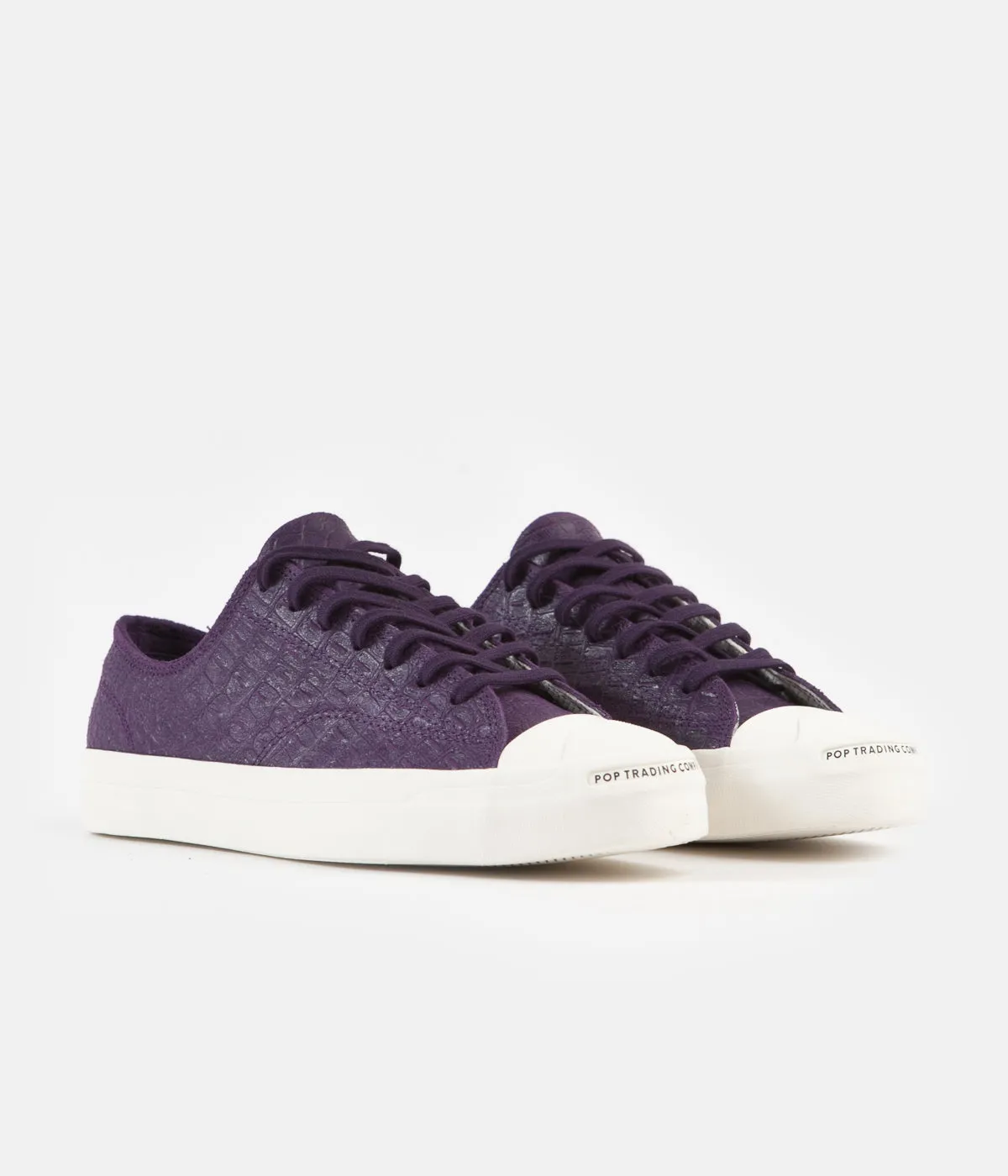 Converse x Pop Trading Company JP Pro Ox Shoes - Purple / Black