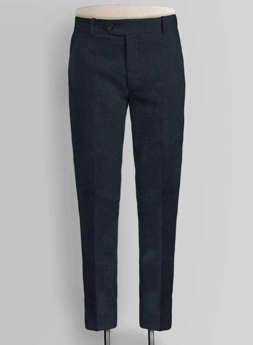 Dark Blue Linen Pants