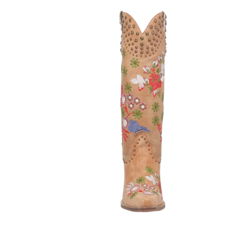 Dingo Women's "POPPY" Leather  Cowgirl Boots