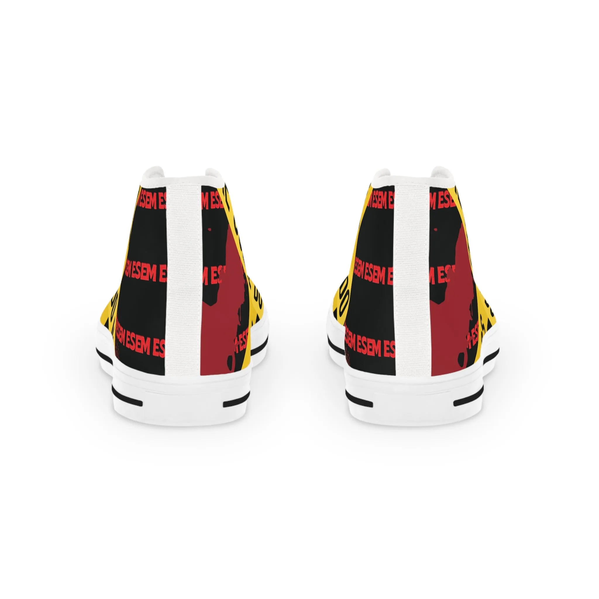 Do Not cross - Men's High Top Sneakers