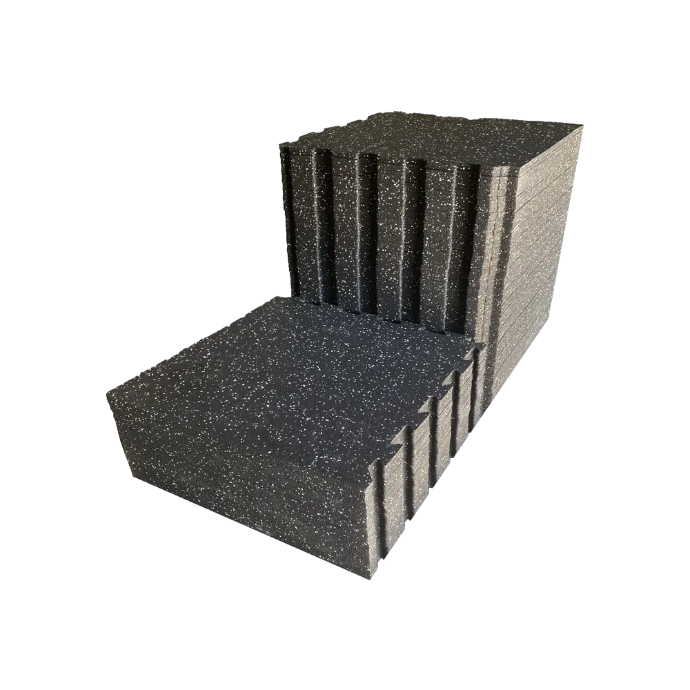 Edge-Lock Rubber Gym Tiles