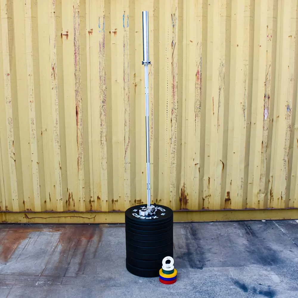 Elite 150kg Bumper Plate Pack   15kg Fractional Plates   20kg Barbell