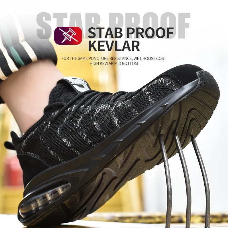 Fly Weave Tennis Safety Shoes for Men (JB-711)