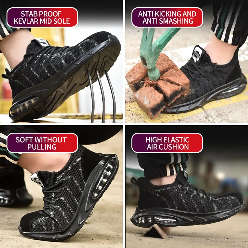 Fly Weave Tennis Safety Shoes for Men (JB-711)