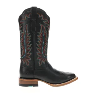 Frontier Tilly Embroidered Square Toe Pull On Cowboy Boots