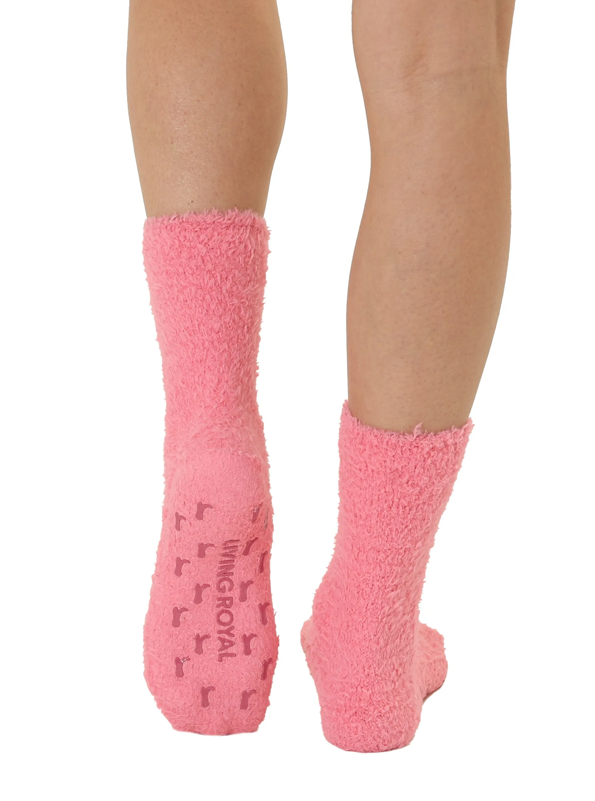 Fuzzy Boots Crew Socks