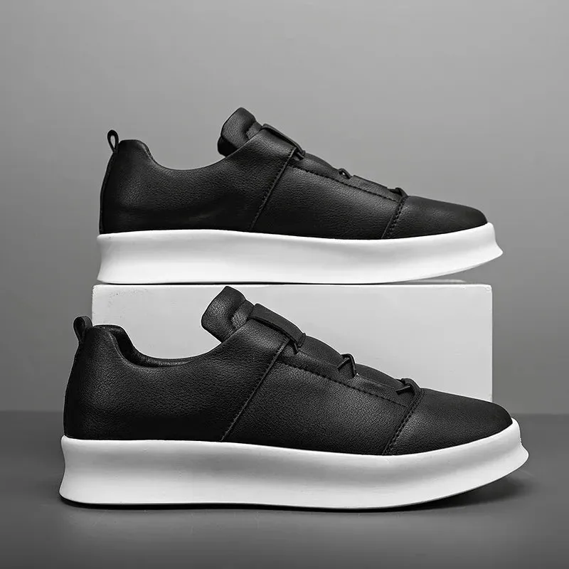 Hnzxzm Leather Men Shoes lace up Fashion Formal Men Shoes outdoor Moccasins Italian Breathable Male Driving Shoes