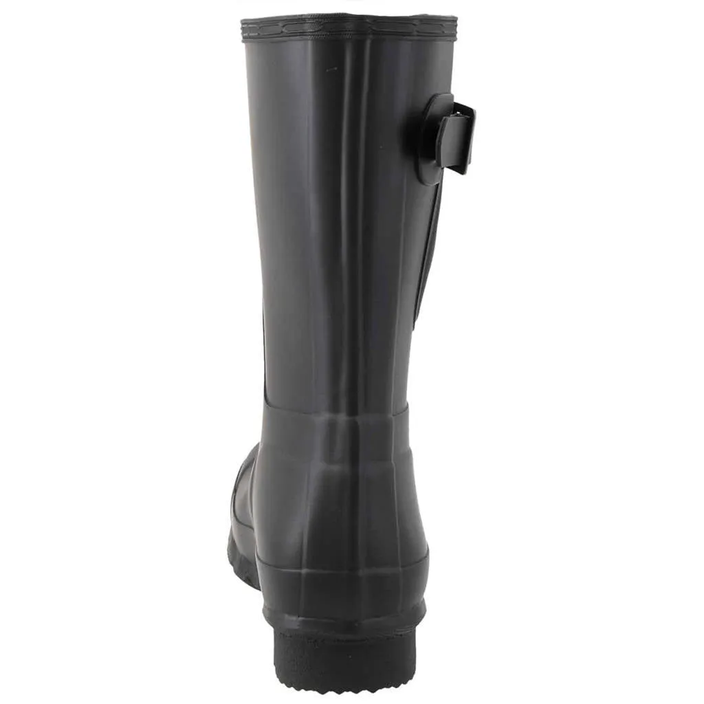 Hunter Mens Boots Original Side Adjustable Short Casual Wellington Rubber - UK 7