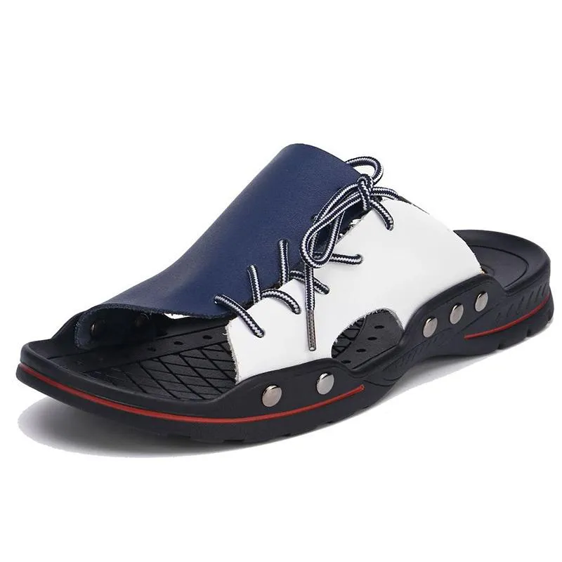 Indoor Outdoor Beach Non-slip Breathable Men's Slippers