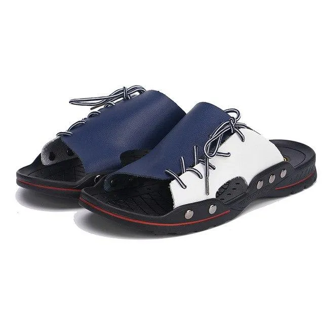 Indoor Outdoor Beach Non-slip Breathable Men's Slippers
