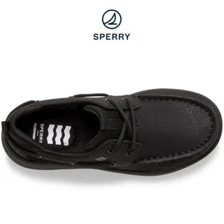 Kid's Fairwater PLUSHWAVE™ Boat Shoe Black (STK264274)