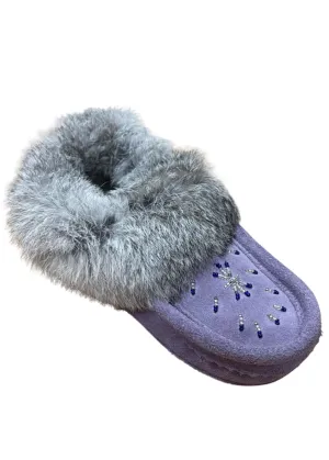 Ladies Moccasins - Purple