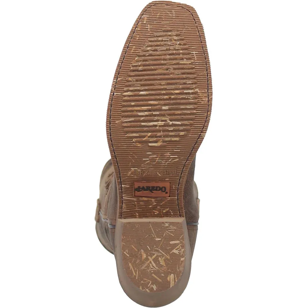 Laredo Men's Nico Taupe Brown Square Toe Boots 68398
