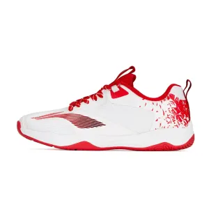 Li-Ning Hypersonic Badminton Shoes - White/Red