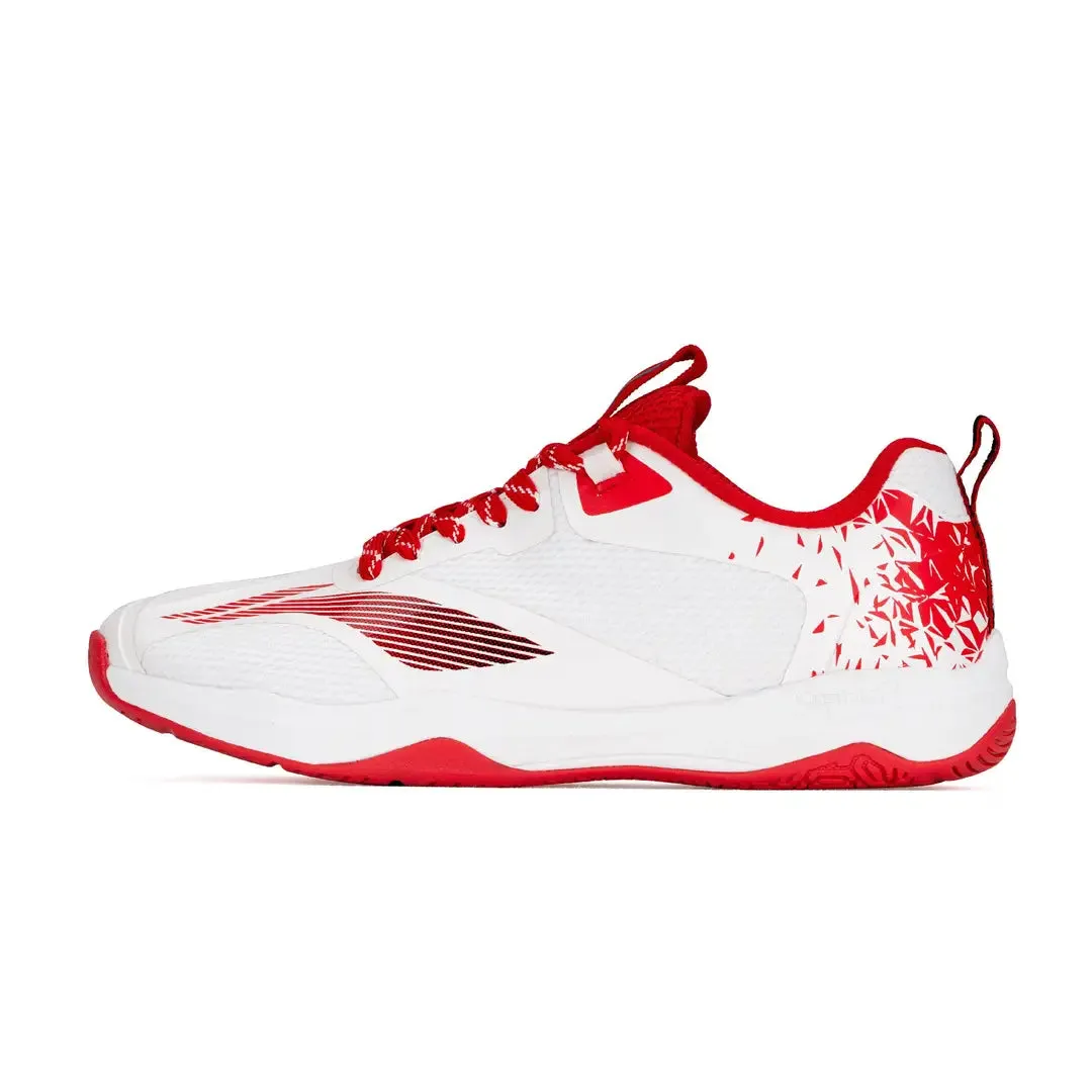 Li-Ning Hypersonic Badminton Shoes - White/Red
