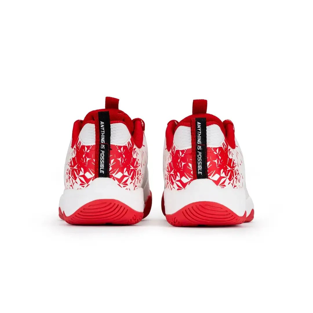 Li-Ning Hypersonic Badminton Shoes - White/Red