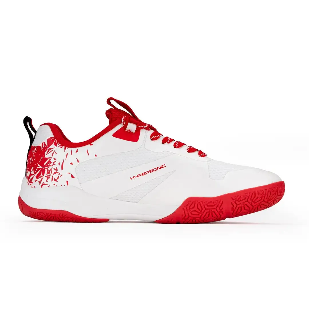 Li-Ning Hypersonic Badminton Shoes - White/Red