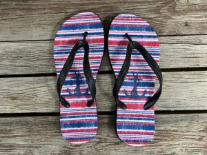 Marine Stripe anchor sandals