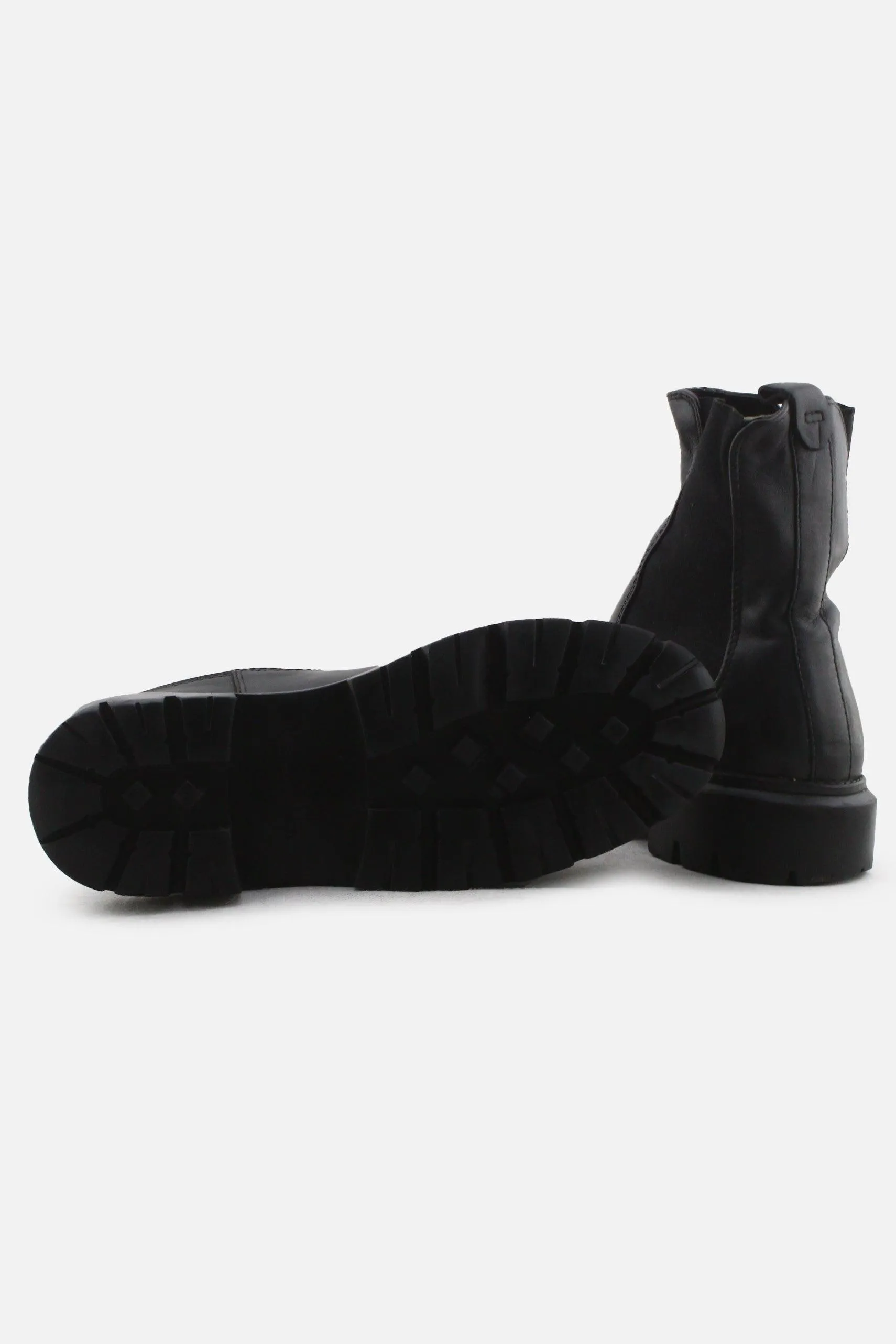 Massimo Dutti Stretchable Ankle Boots | 100% Authentic Leather