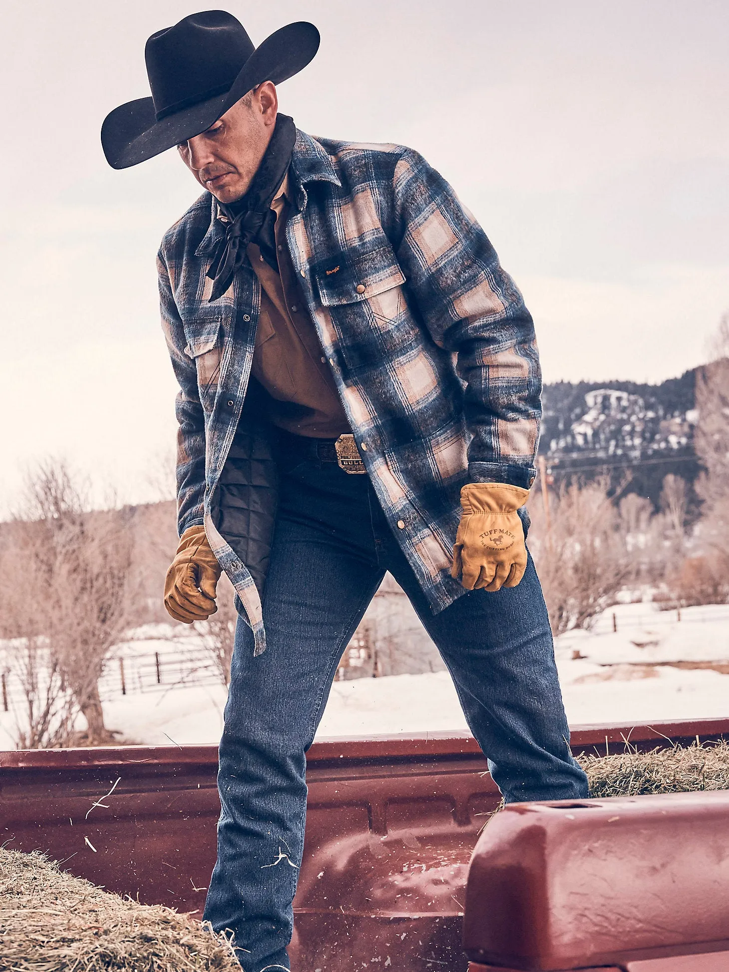 Men's Premium Performance Advanced Comfort Cowboy Cut Jean Regular Fit - Mid Stone