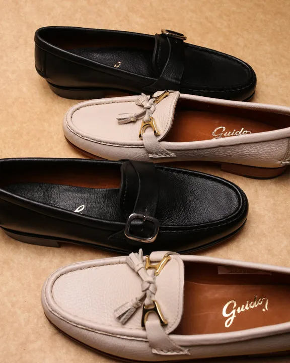 Mocasín 5319 with Tassels Ivory
