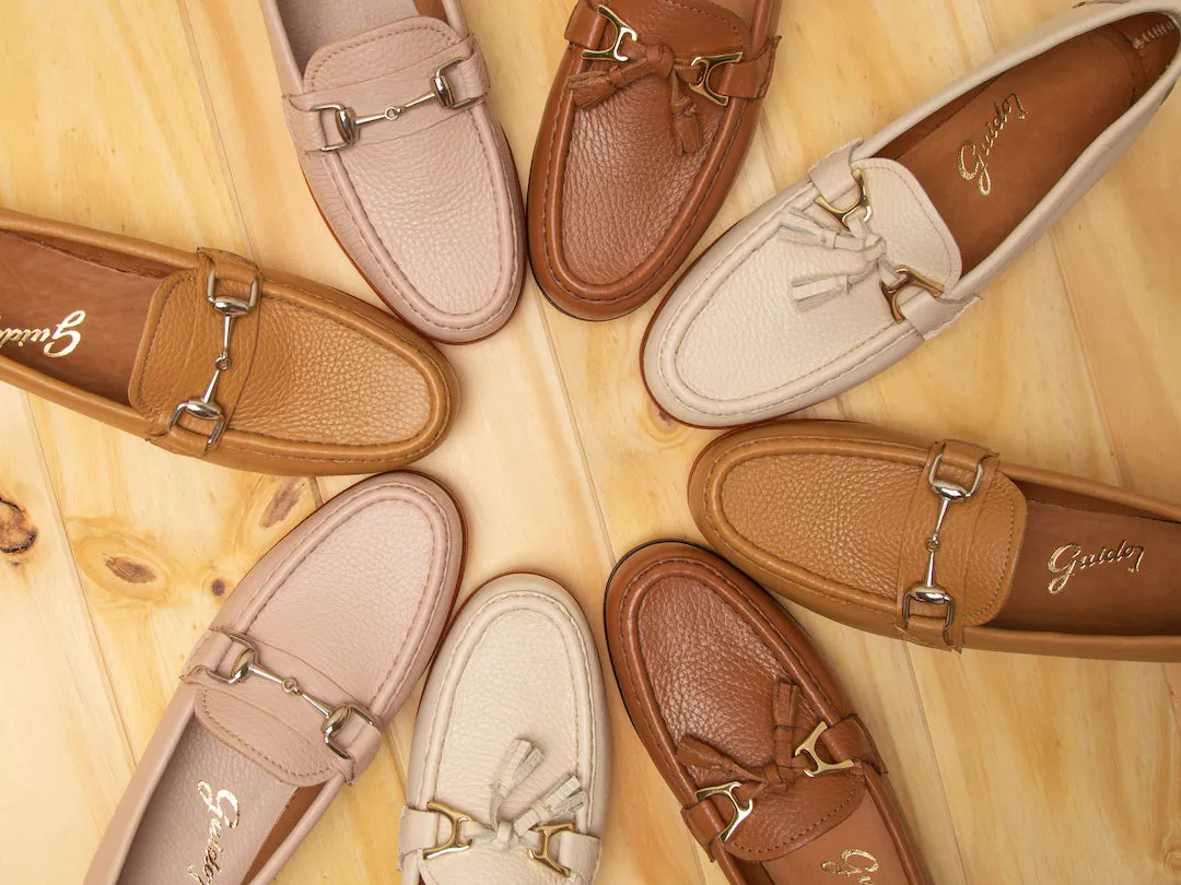 Mocasín 5319 with Tassels Ivory