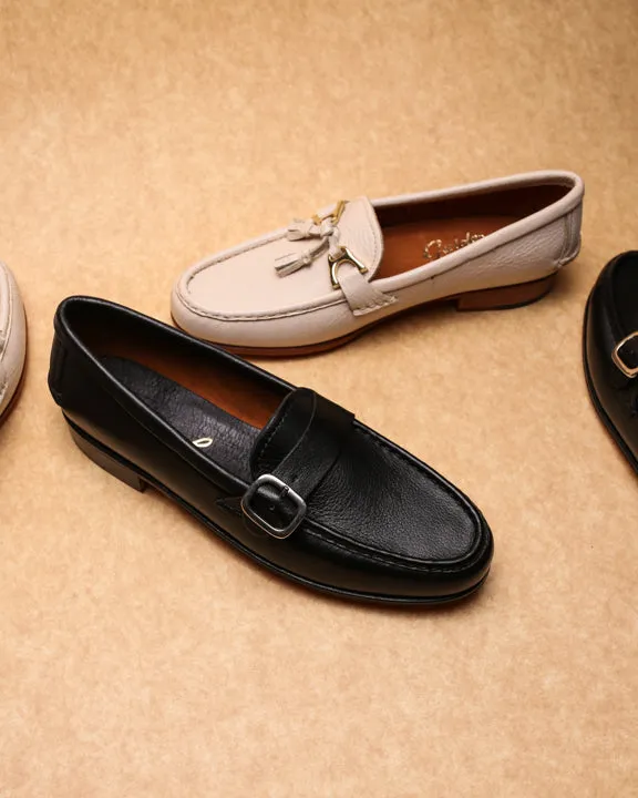 Mocasín 5319 with Tassels Ivory