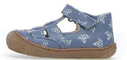 Naturino Baby Sandals - Paper Boat Mono Celeste