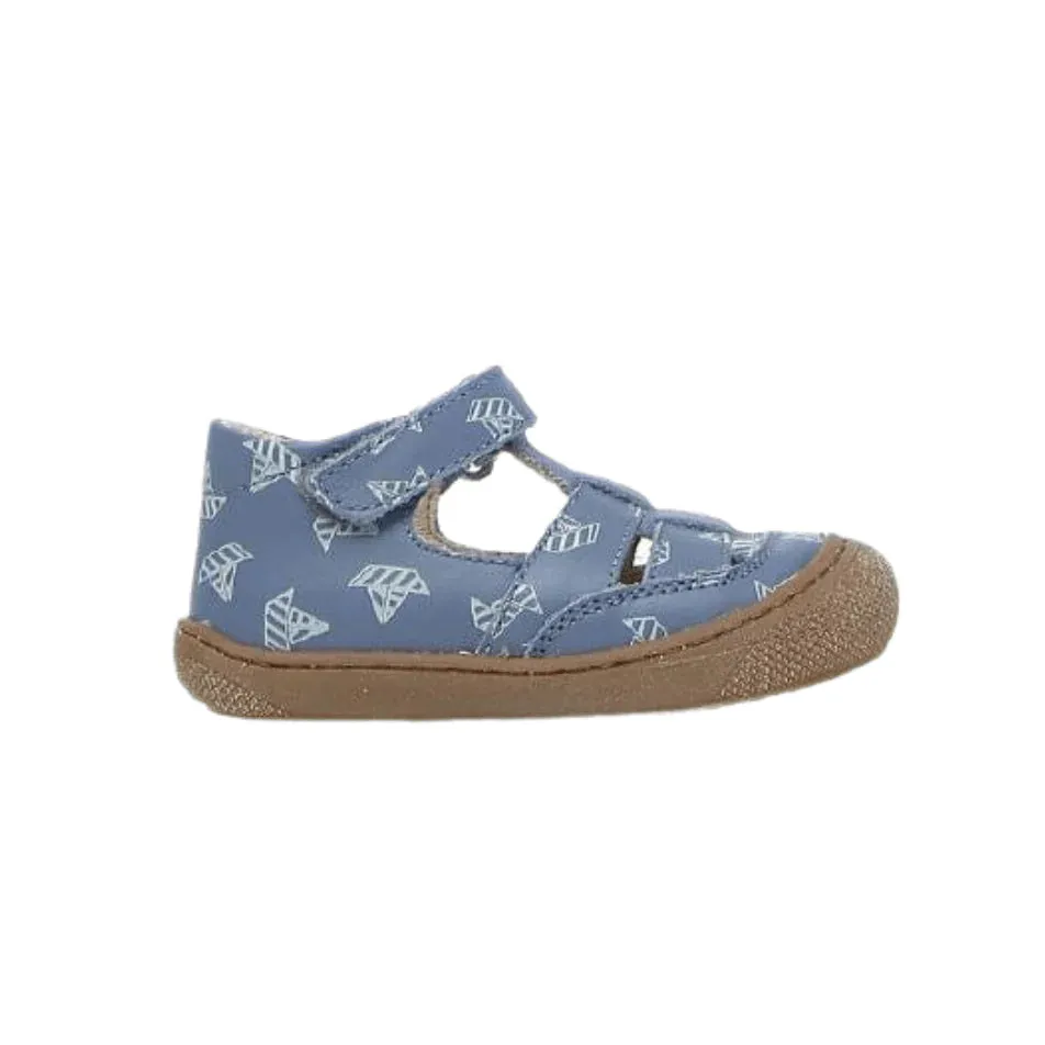Naturino Baby Sandals - Paper Boat Mono Celeste