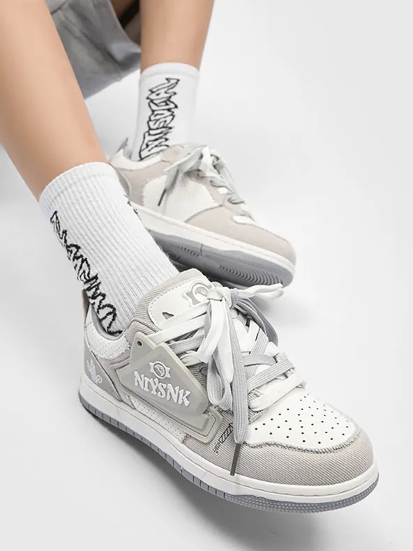 Niceprimes Contrast Color Avocado Breathable Sneaker