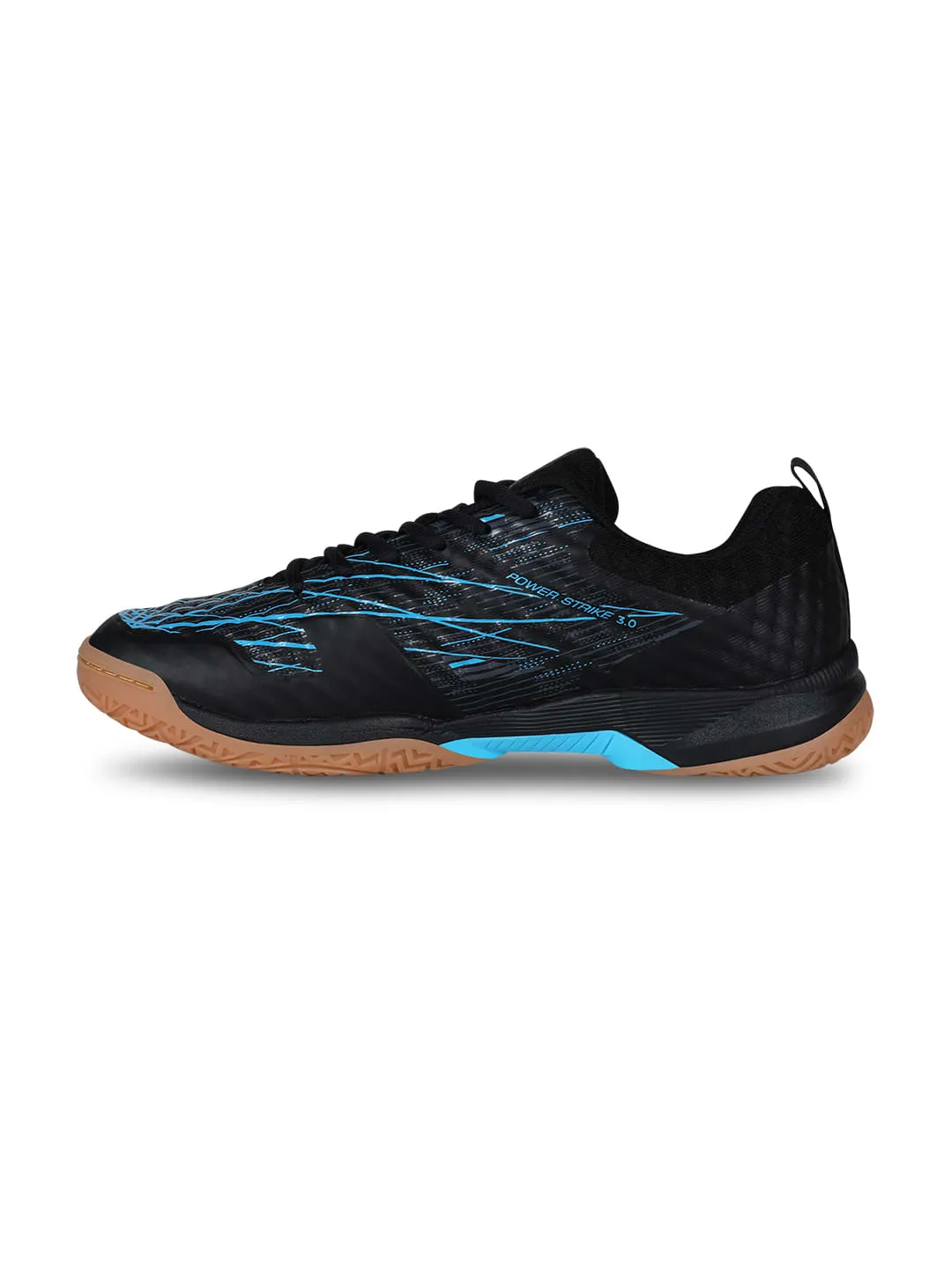 NIVIA Powerstrike 3.0 Badminton Shoes for Mens (Blue/Black)