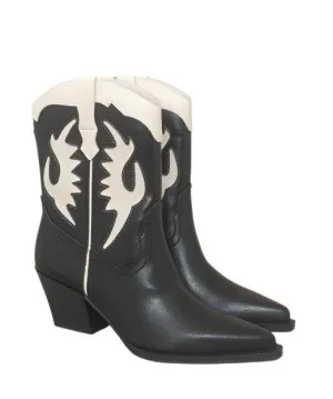 Oasis Society Houston - Layered Panel Cowboy Boots