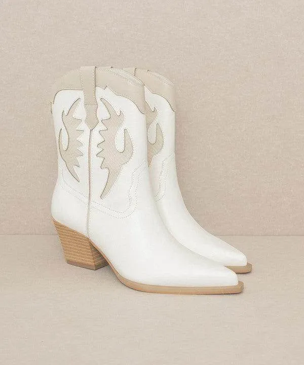 Oasis Society Houston - Layered Panel Cowboy Boots