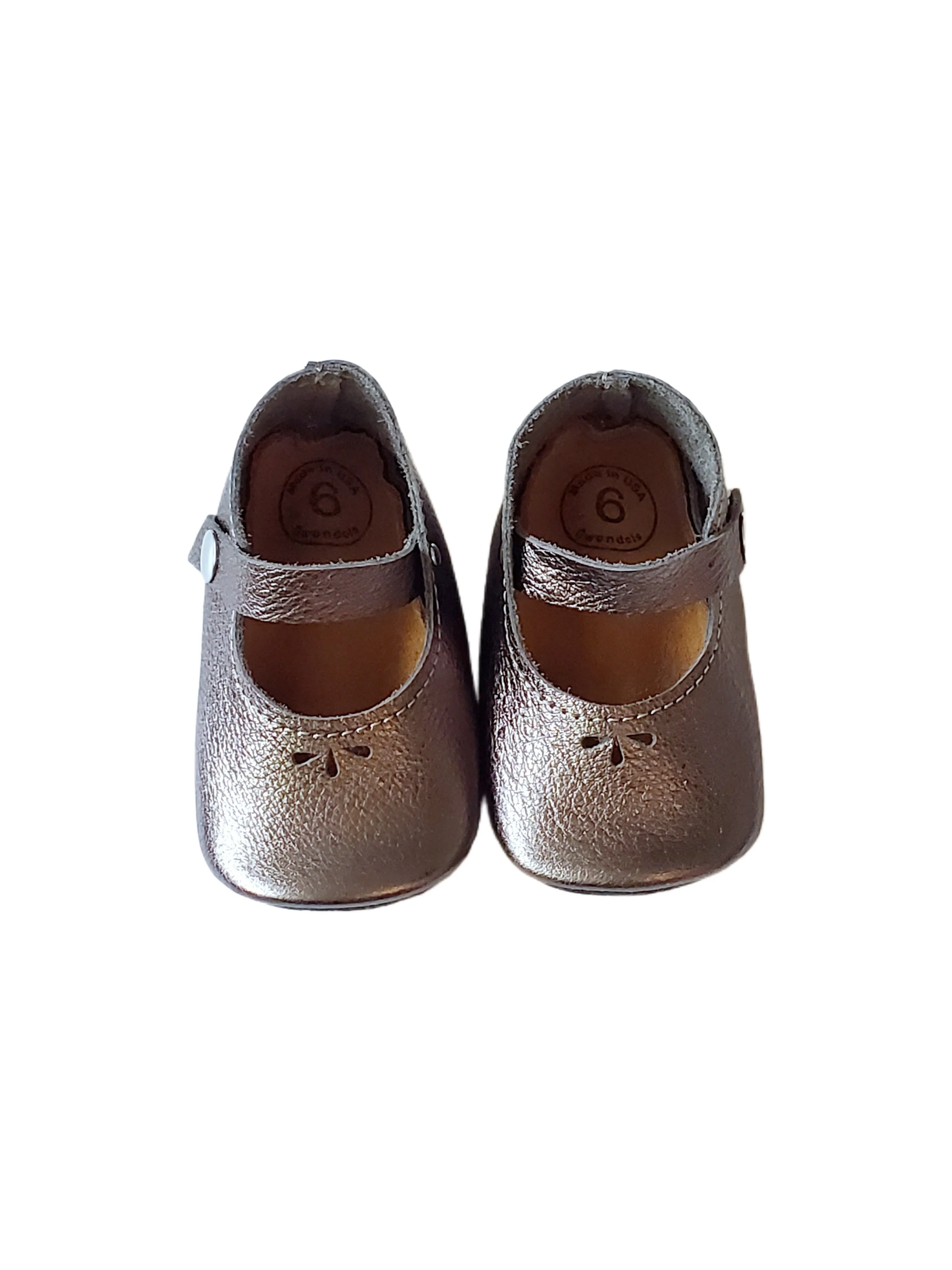 Pewter Mary Janes
