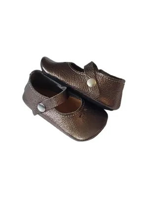 Pewter Mary Janes