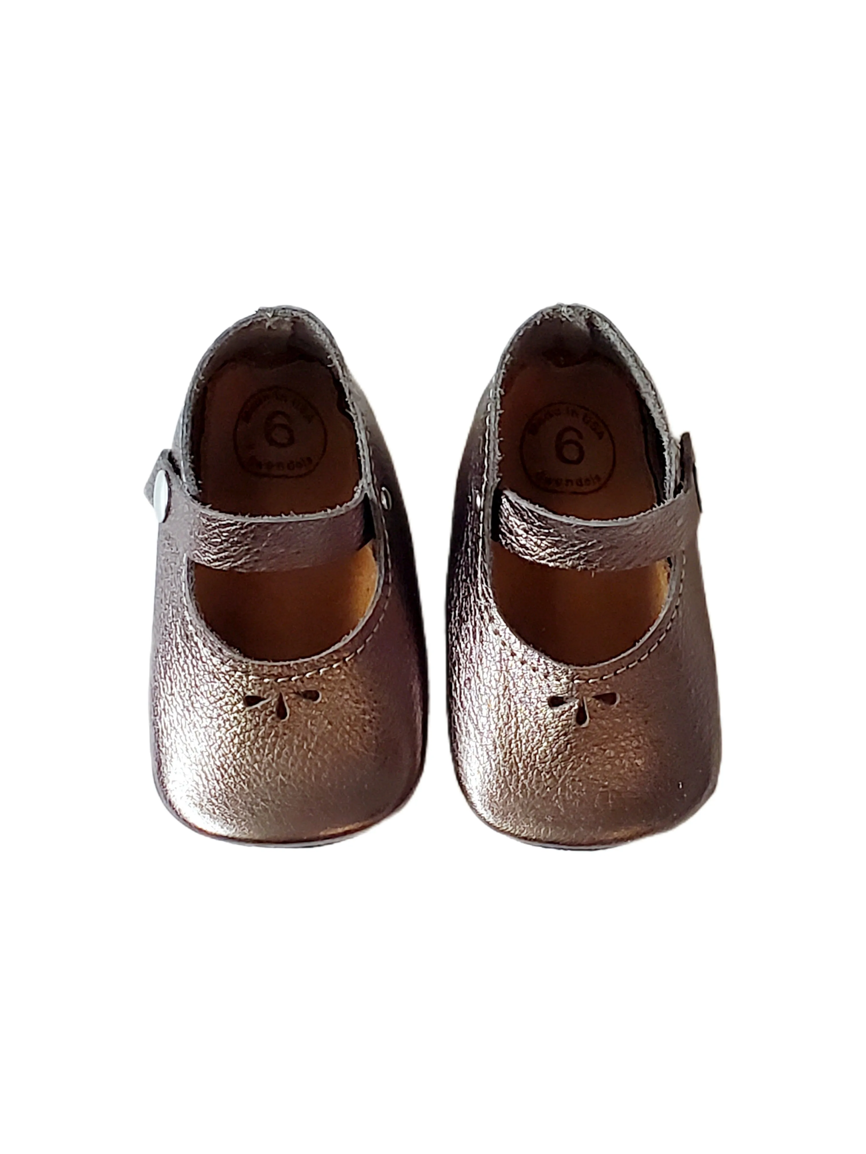 Pewter Mary Janes
