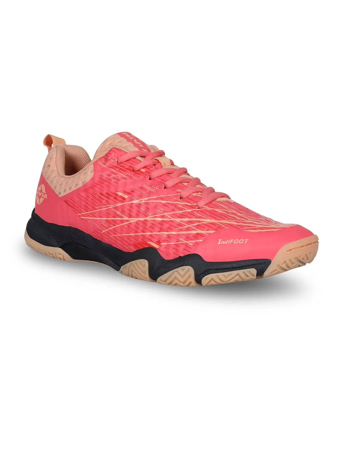Powerstrike 3.0 Badminton Shoes For Men Peach